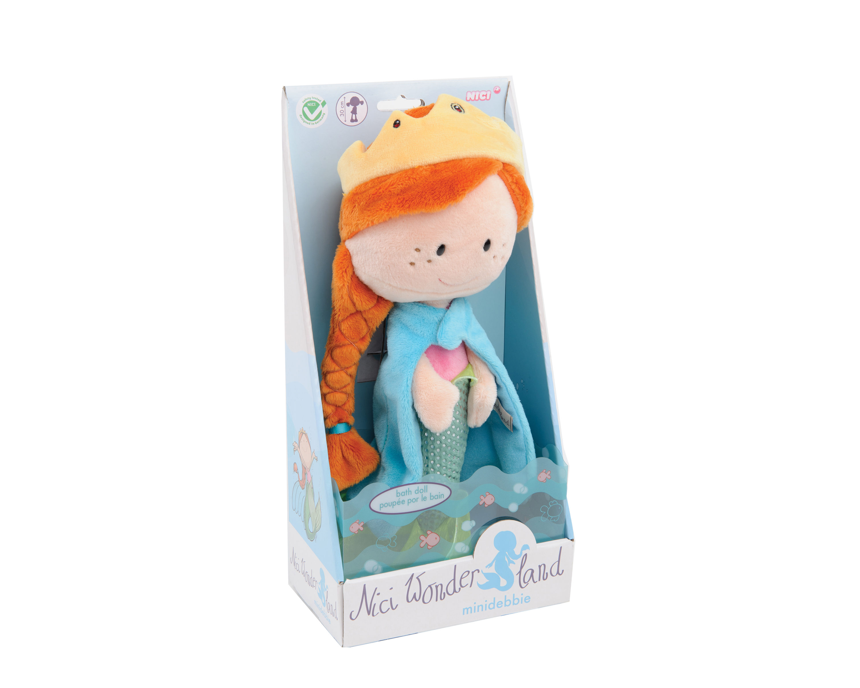 nici wonderland mermaid bath doll