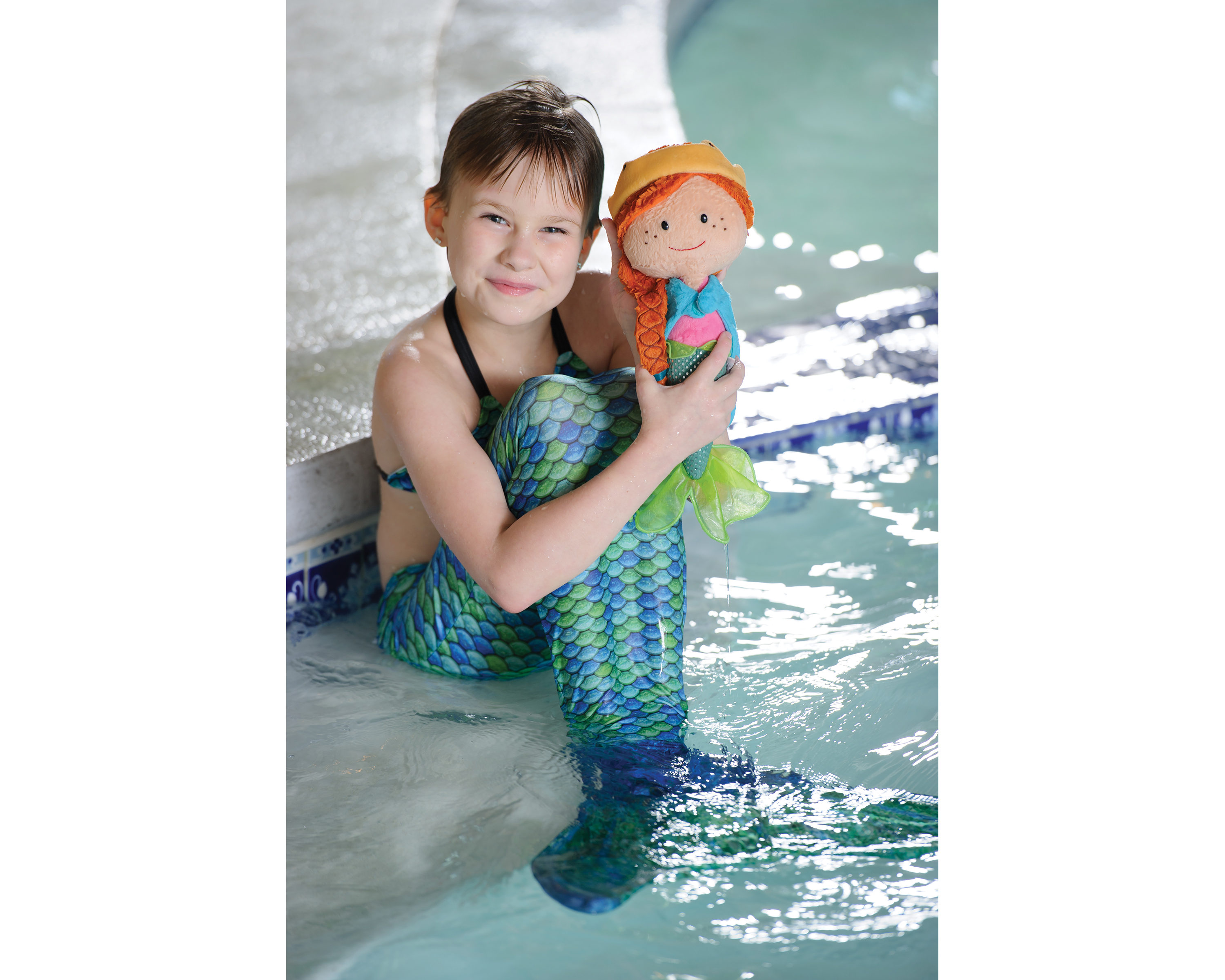 nici wonderland mermaid bath doll