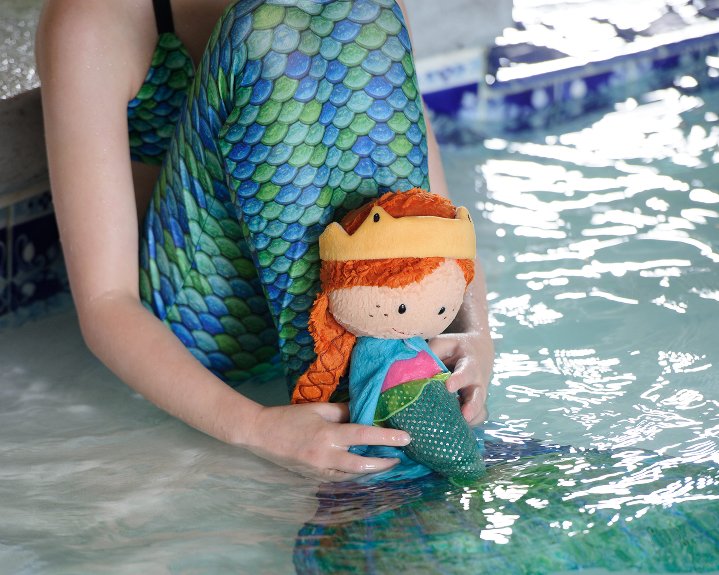 nici wonderland mermaid bath doll